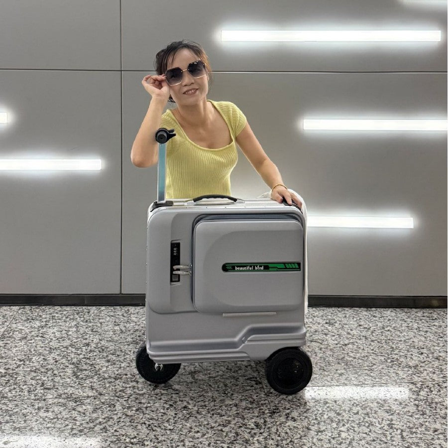 Airwheel Same Model 24inch Smart Riding Electric Suitcase Passenger Carrying Trolley Luggage for Boarding and Checked Baggage