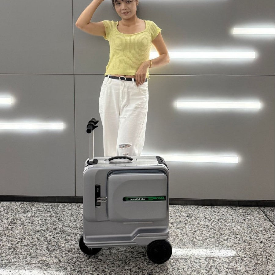 Airwheel Same Model 24inch Smart Riding Electric Suitcase Passenger Carrying Trolley Luggage for Boarding and Checked Baggage