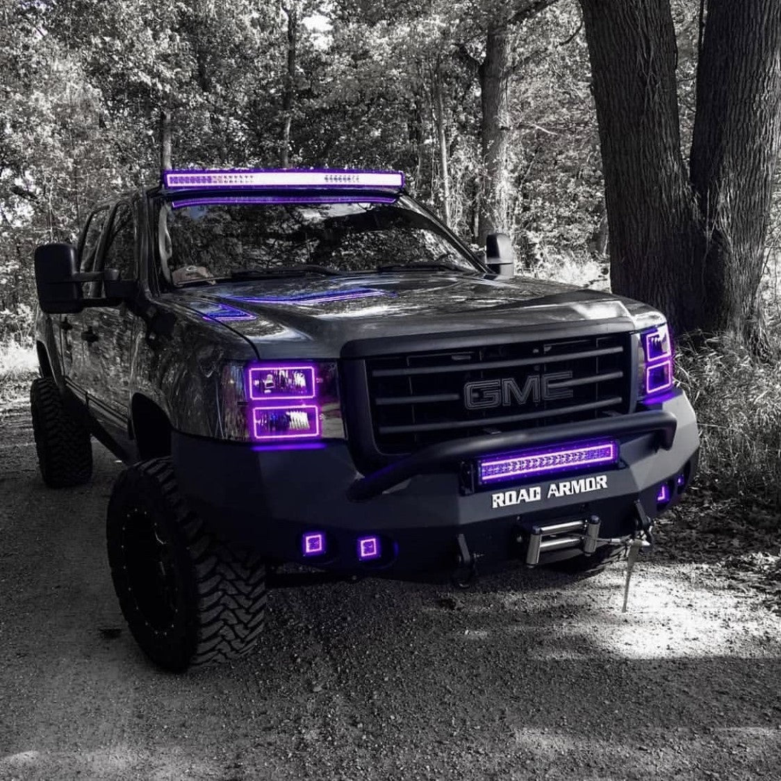 52'' RGB Halo Curved Light Bar