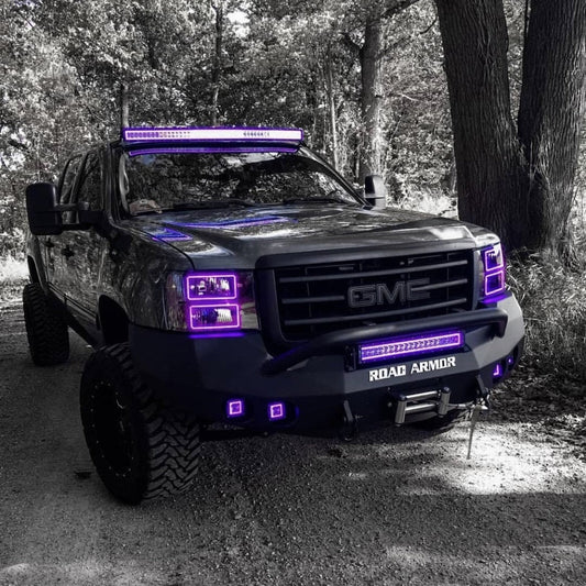 52'' RGB Halo Curved Light Bar