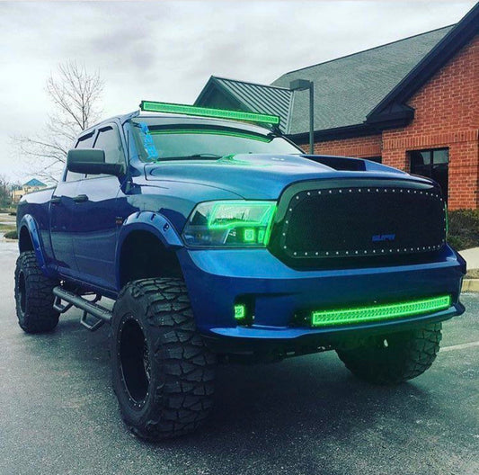 52'' RGB Halo Curved Light Bar
