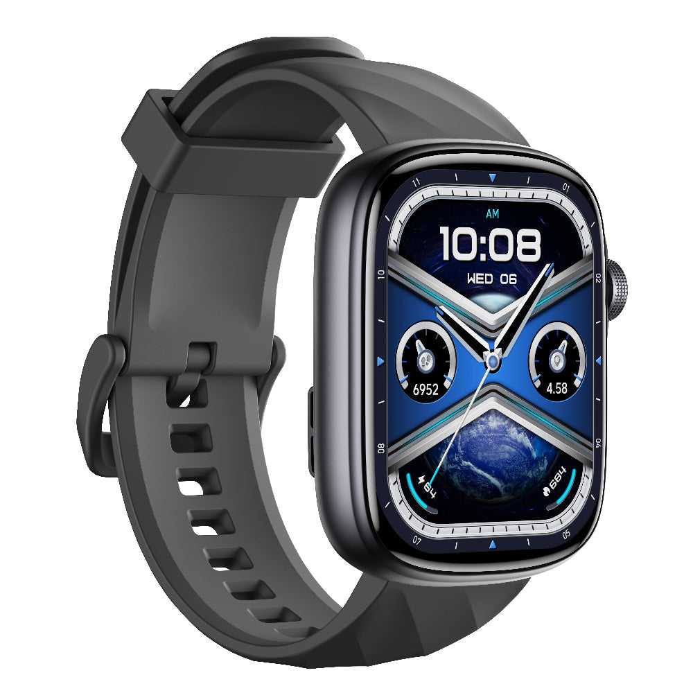 Smart Eco Drive Watch for Women, 1.95'' AMOLED Ultra-Clear Screen Activity Trackers with Heart Rate/Sleep/SpO2 Monitor, Smartwatch for iPhone/Samsung/Android