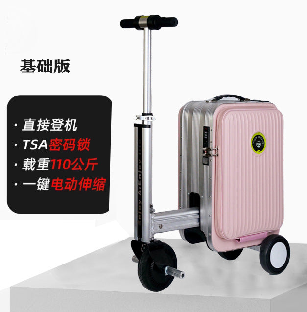 [3C Certification] Electric Suitcase Can Be Ridden in 2025 Suitcase with Super Long Battery Life 20inch Boarding Case Password