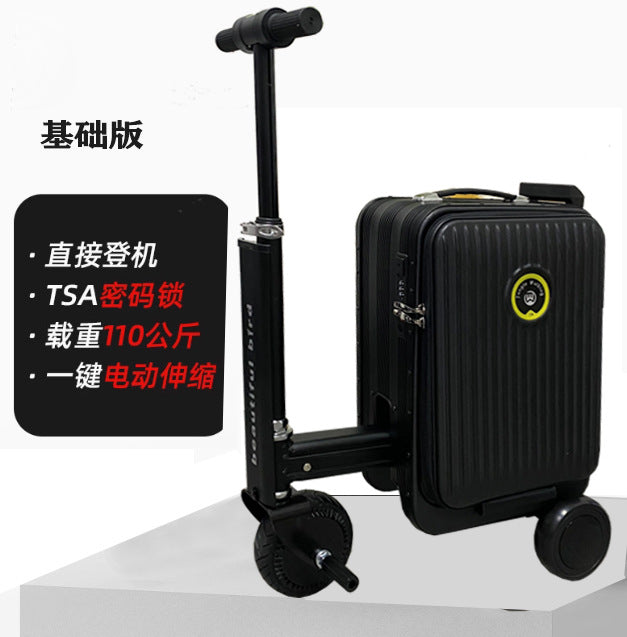 [3C Certification] Electric Suitcase Can Be Ridden in 2025 Suitcase with Super Long Battery Life 20inch Boarding Case Password