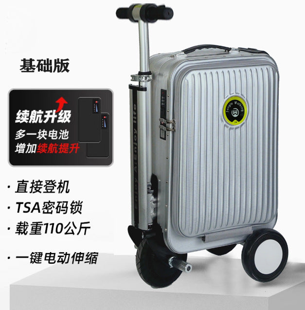 [3C Certification] Electric Suitcase Can Be Ridden in 2025 Suitcase with Super Long Battery Life 20inch Boarding Case Password