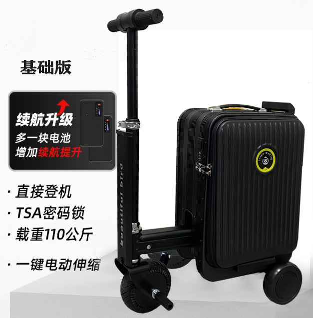[3C Certification] Electric Suitcase Can Be Ridden in 2025 Suitcase with Super Long Battery Life 20inch Boarding Case Password